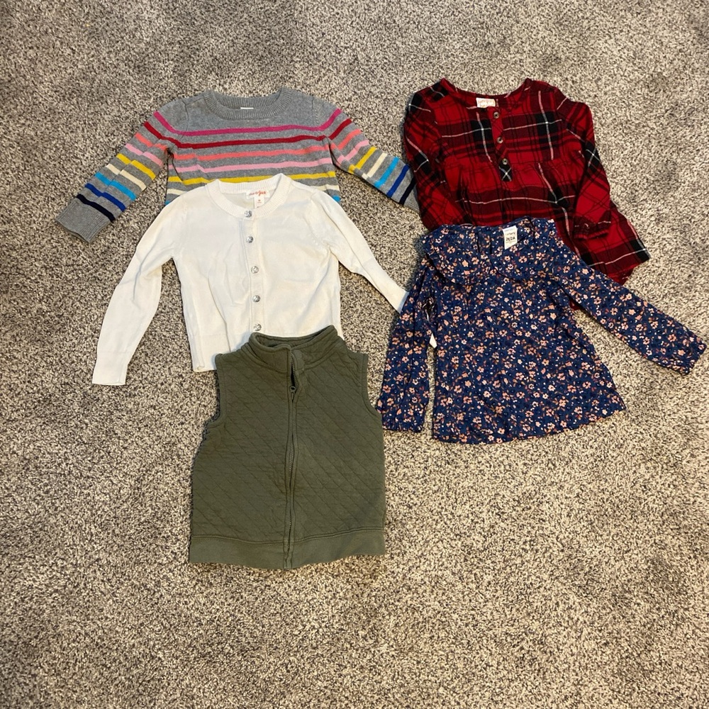 Colorful Striped Kids Sweater and other shirts
